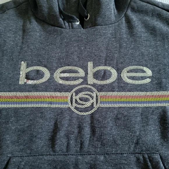 bebe Sport⛹️ Sequin Logo Hoodie - NWT - Picture 15 of 16